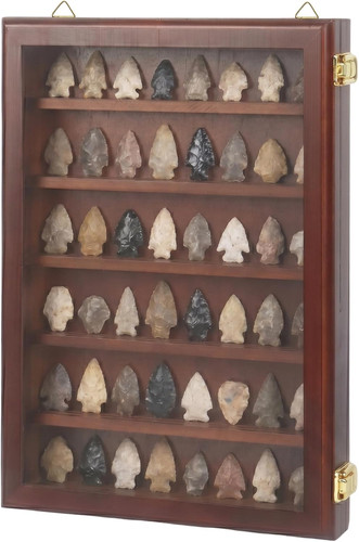 Arrowhead display case - display,