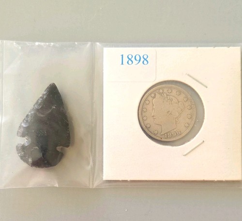 Arrowhead point with 1898 - arrowhead,